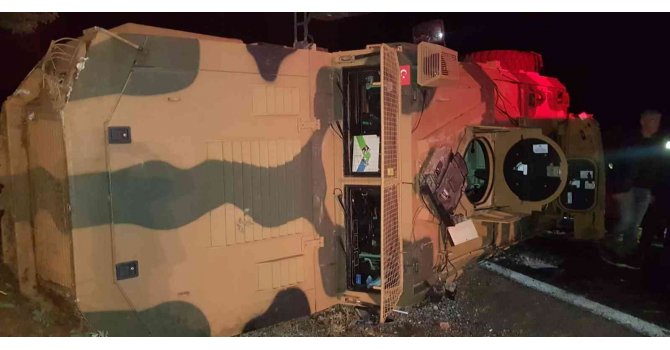 Nurhak’ta askeri araç devrildi: 7 asker yaralı