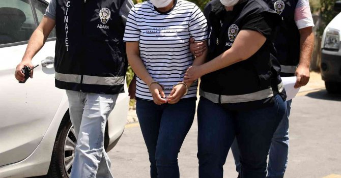 Rezidansta kocasını öldüren kadın tahliye edildi