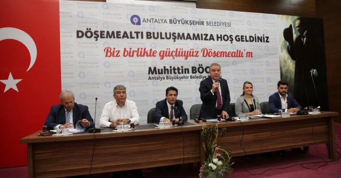 Başkan Böcek Döşemealtı’nda sorunları dinledi
