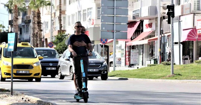 Antalya’da scooter faciası, kullanıcılara ders olmadı
