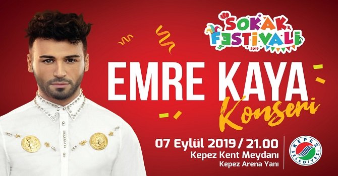 Ünlü sanatçı Emre Kaya, Sokak Festivali’nde