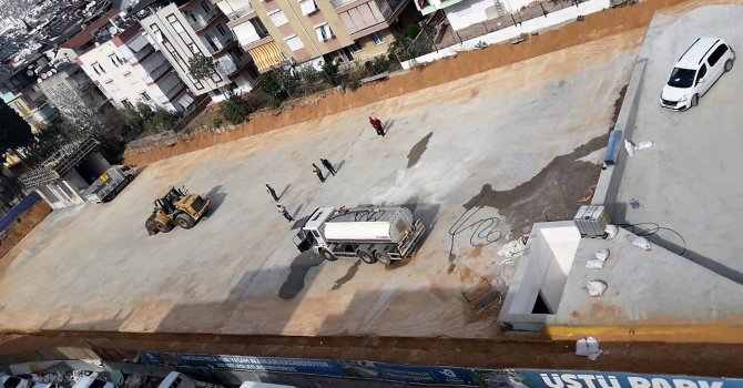 Çevreci otoparkta  sona doğru