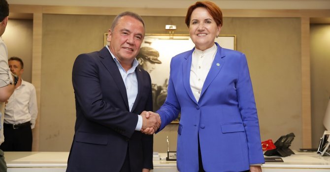 İYİ Parti Genel Başkanı Akşener Başkan Böcek’i ziyaret etti