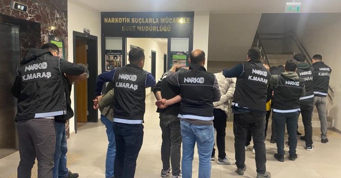 Kahramanmaraş’ta uyuşturucu operasyonunda 3 tutuklama