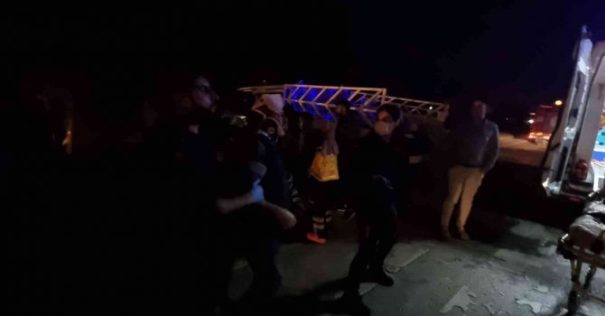 Zeytin hasatı dönüşü faciadan döndüler