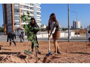 Toros Üniversitesi öğrencileri fidanları toprakla buluşturdu