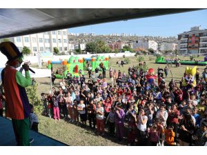 Çocuklar ara tatilde şenlikte buluştu