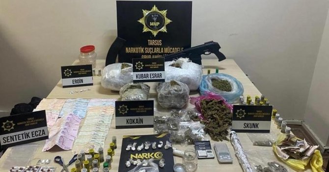 Mersin’de uyuşturucu operasyonunda 6 şüpheli gözaltına alındı