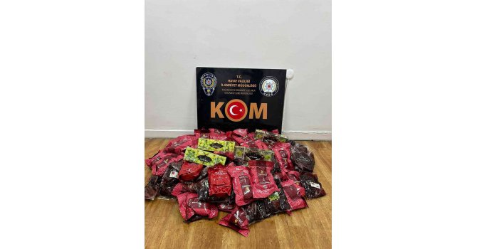 Reyhanlı’da 140 kilo kaçak nargile tütünü ele geçirildi.