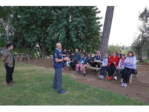 Büyükşehir izcileri Zeytin Park’ta kamp yaptı