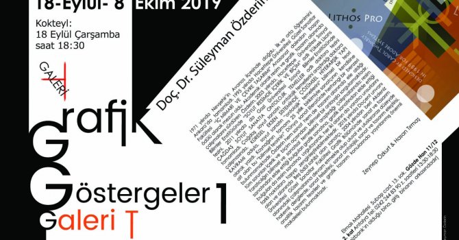 Özderin, Galeri T'de sanatseverlerle buluşacak