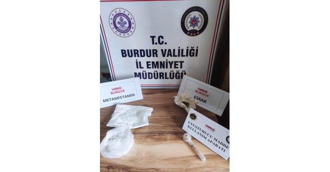 Burdur’da uyuşturucu operasyonuna 1 tutuklama