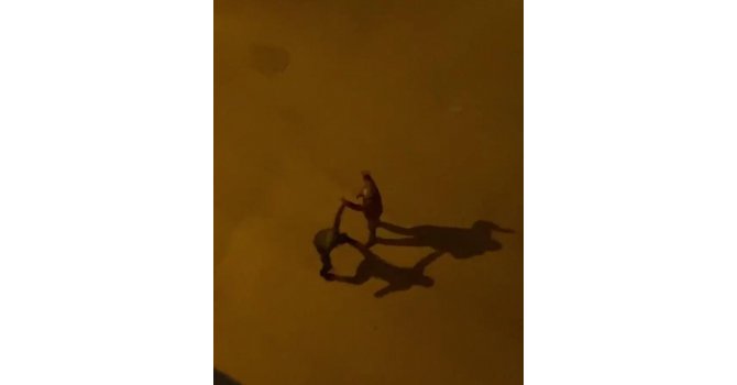 Bıçaklı sopalı kavga görüntülendi