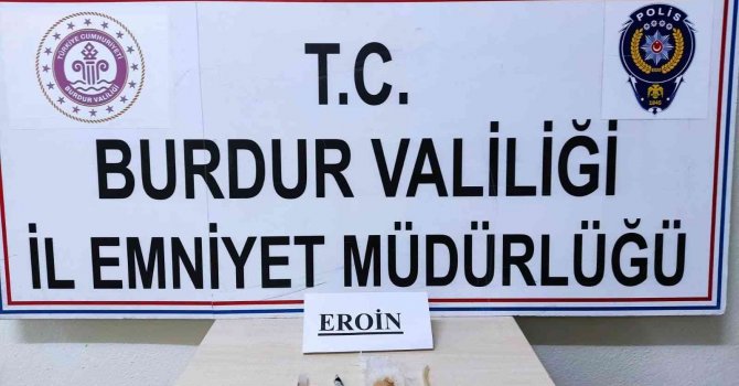 Uyuşturucu operasyonunda 6,73 gram eroin ele geçirildi