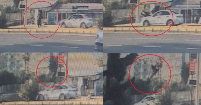 Otomobilin çarptığı yaya metrelerce havaya uçarak hayatını kaybetti