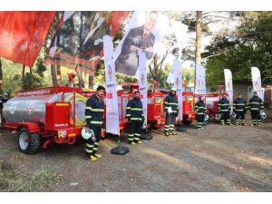 Gönüllü itfaiyecilere sertifikaları verildi