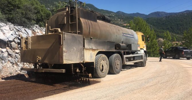 Asmaca Yolu asfalta hazırlanıyor