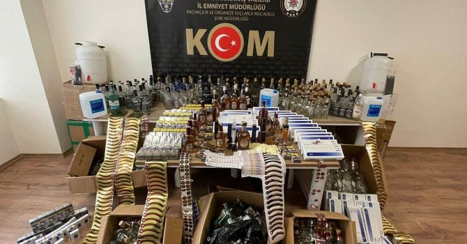 Kahramanmaraş’ta kaçakçılık operasyonunda 2 gözaltı