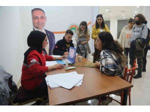 Toroslar Belediye personeli sağlık taramasından geçti