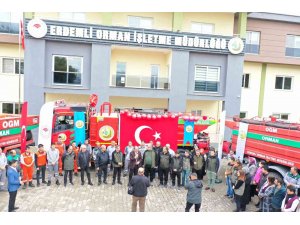 Mersin’de yangınla mücadelede kullanılan araç sayısı artıyor