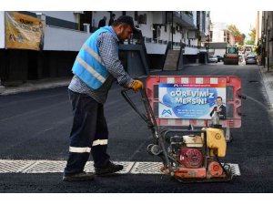 MESKİ, çalışmalarda tahrip olan yolları onarıyor