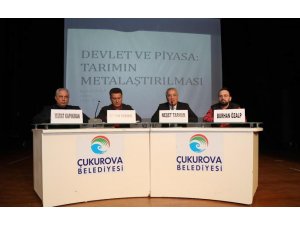 Başkan Tarhan, ’tarım ve devlet’ konulu panelde konuştu