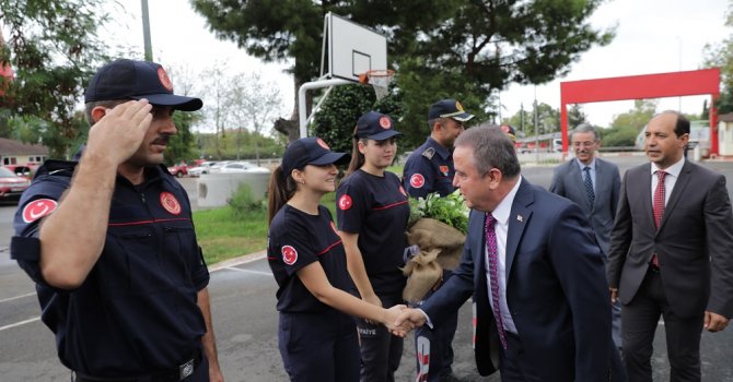 Başkan Böcek İtfaiyeciler Haftası’nı kutladı