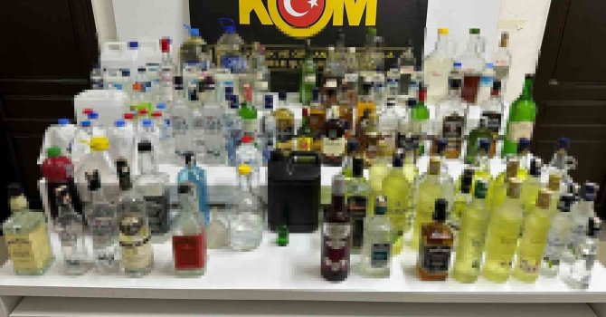 Mersin’de yılbaşı öncesi sahte alkol operasyonu