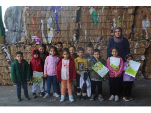 Toroslar’da çocuklar, geri dönüşümü yerinde öğrendi