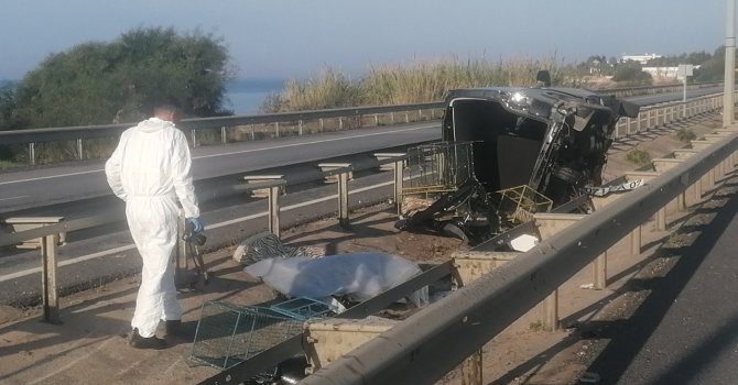 Antalya’da feci kaza: 1 ölü, 4 yaralı