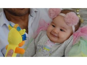 SMA hastası bebeğe devlet eli uzandı, hastalığı ilaç ile yavaşladı