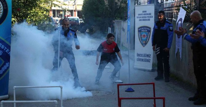 Adanalı çocuklar mahallerine “Survivor”ı getirdi, polisler de onlarla yarıştı