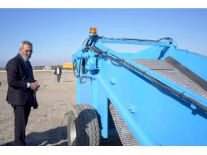 Tarsus plajı yaza hazırlanıyor