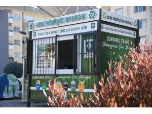 Osmaniye Belediyesi geri dönüşüm bankaları kurdu