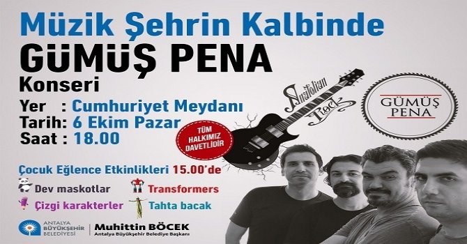 Gümüş Pena konseri ve renkli gösteriler