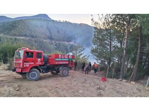Osmaniye’nin Düziçi ilçesinde ormanlık alanda çıkan yangın kontrol altına alındı