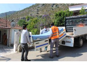 Büyükşehirden 3 yılda 2 bin 603 otomatik hasta yatağı yardımı yapıldı