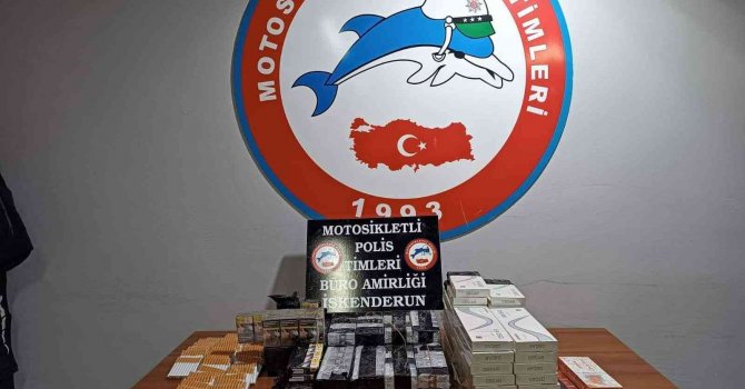 İskenderun’da kaçak sigara operasyonu