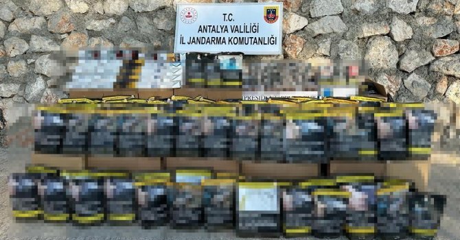 Jandarmadan kaçak tütün ve elektronik sigara operasyonu