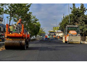 Mersin Büyükşehir Belediyesi 2022 yılında 522 ton sıcak asfalt döktü