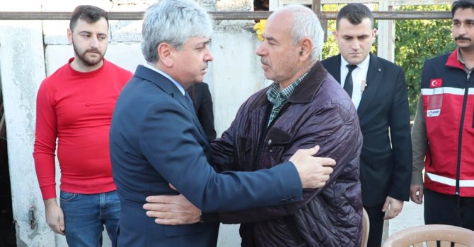 Hatay Valisi Doğan’dan, şehit ailesine taziye ziyareti