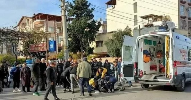 Otomobil ile motosiklet çarpıştı:1 ölü