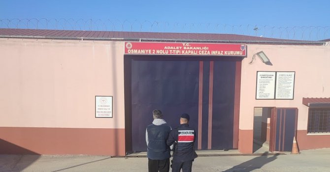 Osmaniye’de 4 yıl 2 ay hapis cezasıyla aranan hükümlü yakaladı