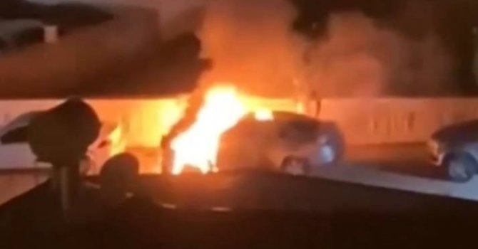 Anamur’da Ülkü Ocağı Başkanı Satar’ın aracı yandı: Kundaklama şüphesi var