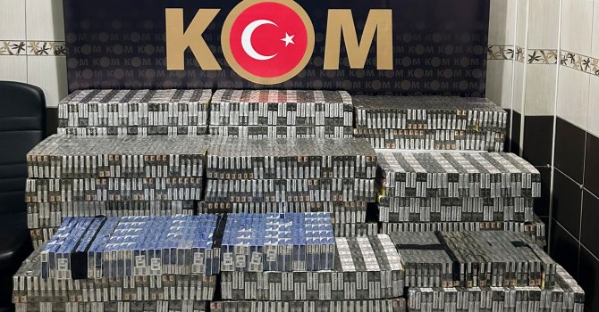 Hatay’da 4 bin 800 paket kaçak sigara ele geçirildi