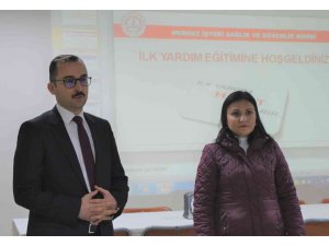 Silifke’de adliye personeline ilk yardım eğitimi