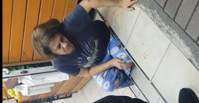 Oğlu tarafından yaralanan annenin markete sığındığı ve polisin müdahale ettiği anların görüntüsü ortaya çıktı