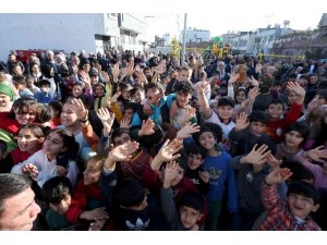 Çocukların park sevinci