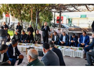 Vali Pehlivan, hal esnafıyla bir araya geldi