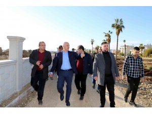 Karaduvar sahili yenileniyor